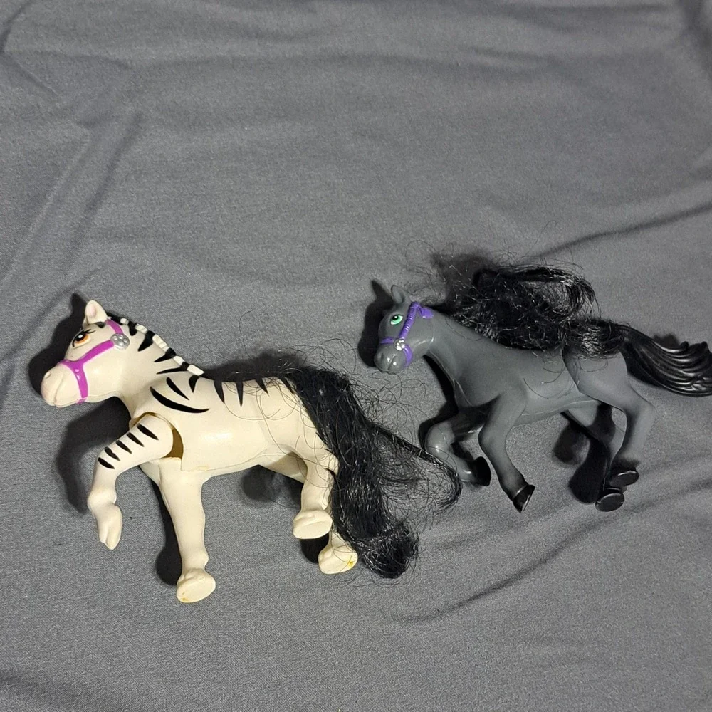 VTG 1993 Kenner Littlest Pet Shop Zoo Baby Horse‎ Arabian Prancer Baby Zebra